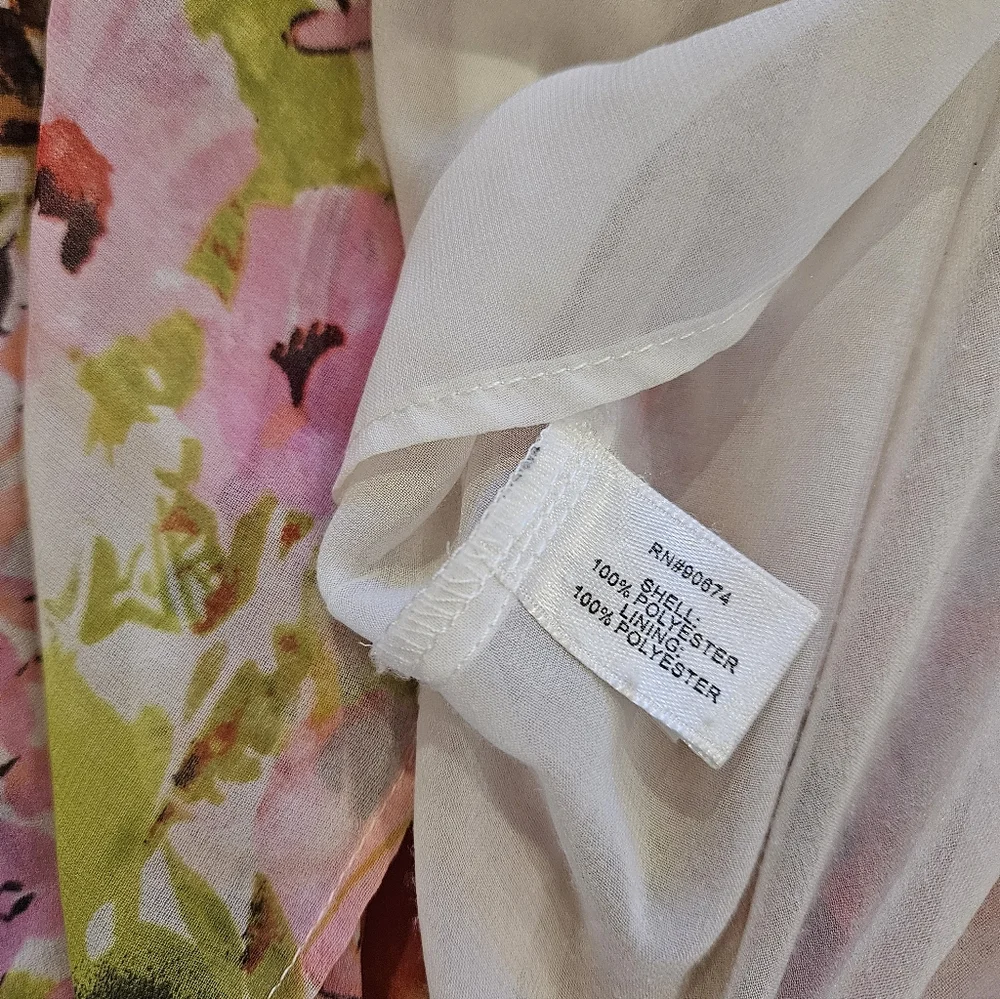 Boston Proper Floral off the Shoulder Top with Tiered Maxi Skirt - Picture 10 of 16